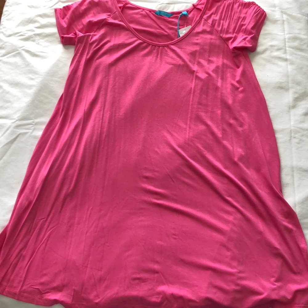 NWT Pink Jersey TShirt Dress